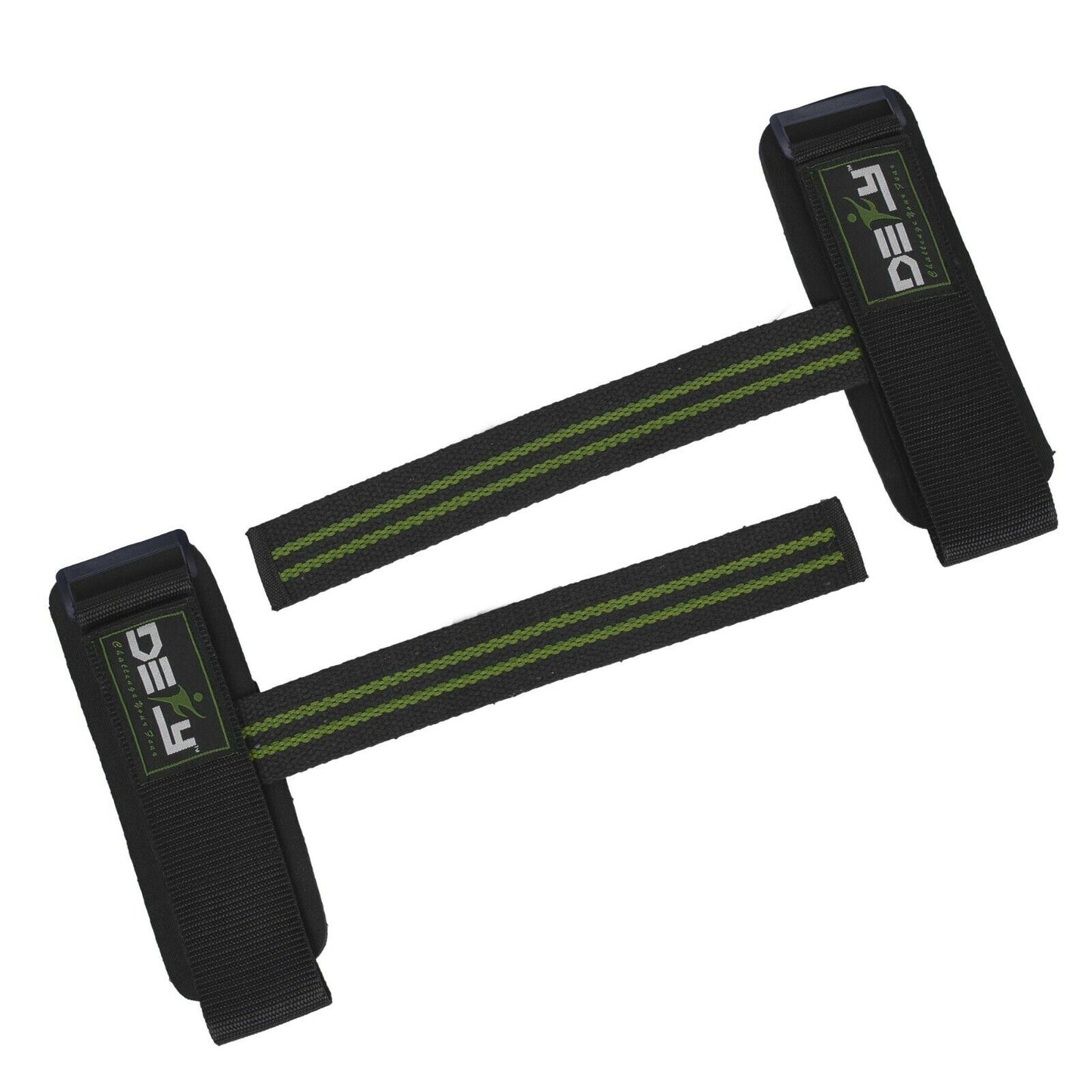 DEFY SPORTS™ Weight Lifting Gym Power Straps Grip Gloves Training Wrist Support