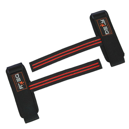 DEFY SPORTS™ Weight Lifting Gym Power Straps Grip Gloves Training Wrist Support